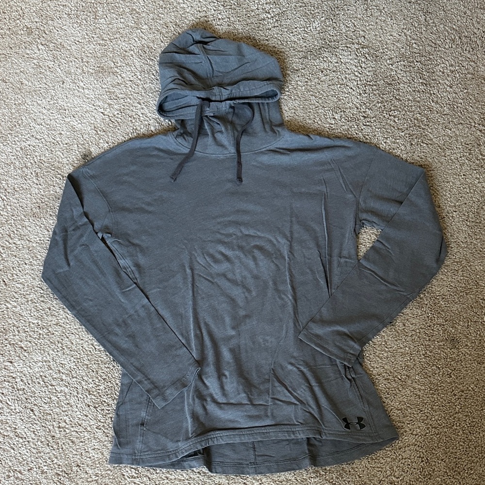 Gray Under Armour Cowl Neck Sweatshirt Size Medium